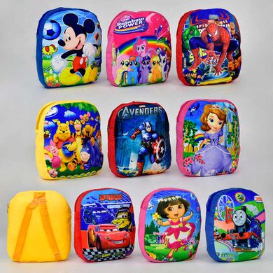 Рюкзак дитячий N 00017 "Персонажі", в пакеті (6900078000176) Микс купити в Україні