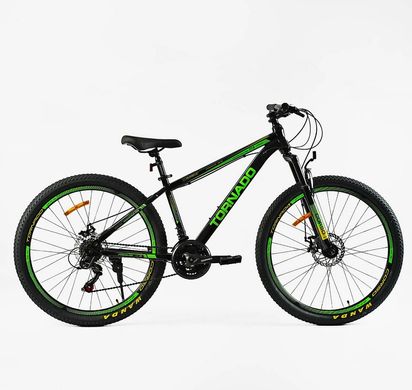 Велосипед Спортивний Corso 27.5" TORNADO" TR-27257, рама сталева 15,5'', 21 швидкість, зібраний на 75% (6800842725745) купити в Україні