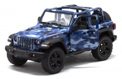 Машинка KINSMART "Jeep. Wrangler camo edition" (синій) купити в Україні