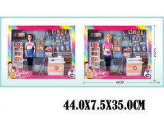 Кукла "Супермаркет" KQ113A(1952440) (24шт|2) 2 вида,тележка,продукты,аксес,в кор.44*35*7,5 см купить в Украине