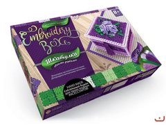 Набір для творчості "Шкатулка Embroidery Box: Violet Roses" купити в Україні