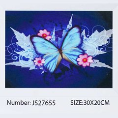 Алмазна мозаїка JS 27655 (50) "TK Group", 20х30 см, “Метелик”, в коробці купити в Україні