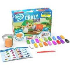 Набір тіста для ліплення Crazy Farm (18 кольорів) купити в Україні