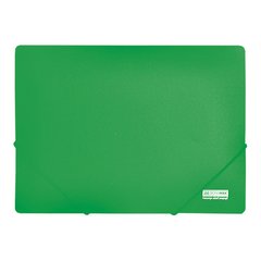 Папка пластиковая А4 на резинках, зелёная BM.3911-04 JOBMAX (4823078952851) купить в Украине