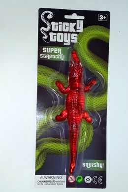 Гра антистрес Крокодил CL 637 B, на аркуші (6973858420037) Красный