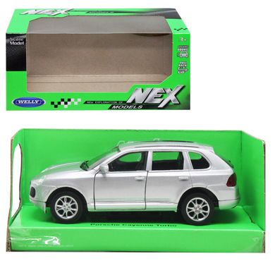 Машина метал 39871CW WELLY 1:31 PORSCHE CAYENNE TURBO, в коробке Серый купить в Украине