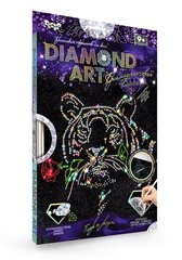 Набір творчої творчості "DIAMOND ART" DAR-01 Danko Toys Тигр з трояндою Вид 9 купити в Україні