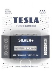 Батарейки TESLA AAA SILVER + (LR03), 4 штуки купити в Україні