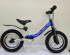 Велобег Corso "Alpha Sport" 17440 (1) стальная рама, надувные колеса 12", ручной тормоз, подножка, крылья, звоночек, в коробке