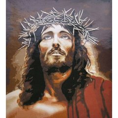 Набір для розпису по номерах "Ісус із терновою короною" 30х40 см купити в Україні