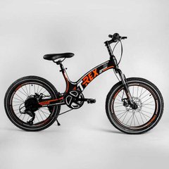 Дитячий спортивний велосипед 20" CORSO "T-REX" 70432 (1) магнієва рама, обладнання MicroShift, 7 швидкостей, зібраний на 75% купити в Україні