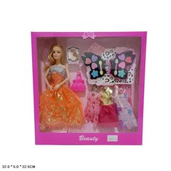 Лялька 035A-2 (60шт|2) плаття.косметика,сумочка,в кор.32*5*32,5 см купити в Україні