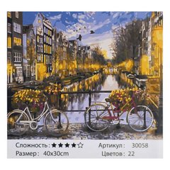 Картини за номерами 30058 (30) "TK Group", "Амстердам", 40х30 см, в коробці купити в Україні