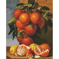 Алмазна мозаїка "Апельсини та лимони" 40х50см купити в Україні