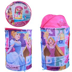 Корзина для игрушек D-3518 (24шт) Princess в сумке – 49*49*3 см, р-р игрушки – 43*43*60 см купить в Украине