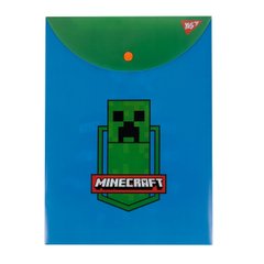 Папка-конверт YES А4 на кнопці "Minecraft" вертикальна купити в Україні