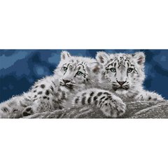 Набір для розпису по номерах Сімʼя леопардів Strateg розміром 50х25 см (WW027) купить в Украине