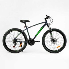 Велосипед Спортивний CORSO «G-SPORT» 26" дюймов G-26235 (1) рама алюмінієва 13``, обладнання Shimano 21 швидкість, зібран на 75% купити в Україні