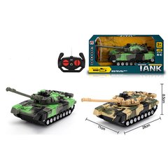 Танк 6646 (18шт) Р/К, 28см, 1:18, світло, 2 кольори, на акум., USB-зарядне, в кор-ці, 29-13-13см купить в Украине