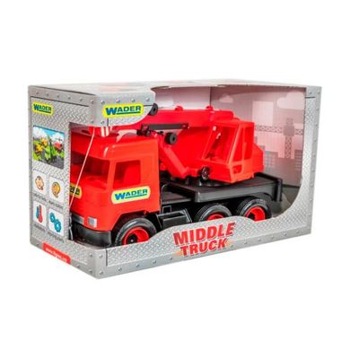 Автокран "Middle truck" (червоний) купити в Україні