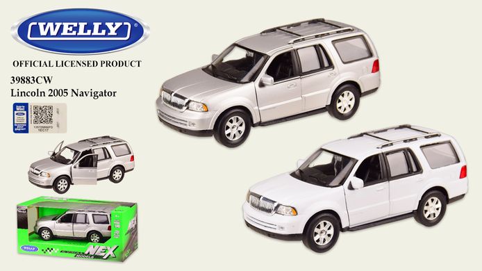 Машина метал 39883CW WELLY 1:35 LINCOLN NAVIGATOR, в коробке МИКС купить в Украине